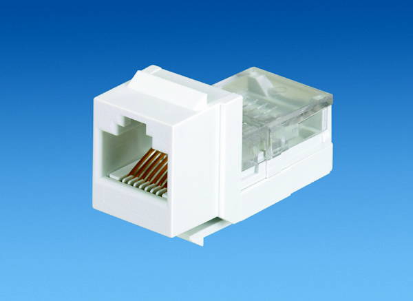 Product image for Panduit NK366MEIY NK 6-position/6-wire, Cat 3 leadframe jack module - Electric Ivory