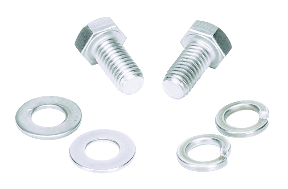 Product image for Panduit GLMHK Mounting Hardware Kit, Ground Plate And Beam Connector, Stainless Steel