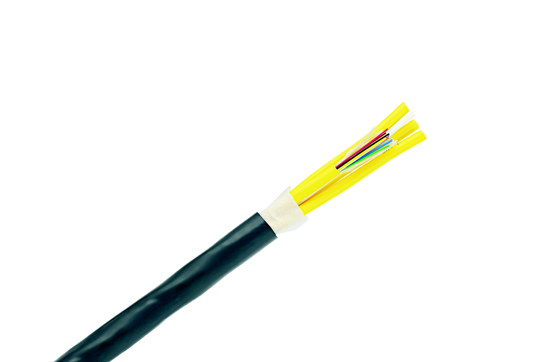 Product image for Panduit FSKP508 8-Fiber OM2 50/125m Multimode Plenum (OFNP) Indoor/Outdoor all Dielectric Cable with Tight Buffered Fibers.