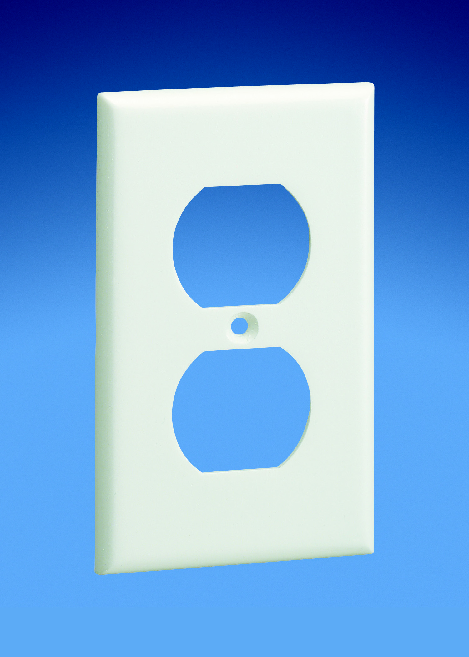 Single Gang 106 Duplex Screw-on Faceplate