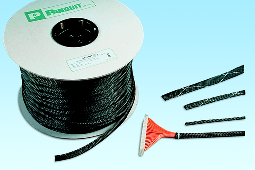Product image for Panduit SE12P-TR8 Exp. Sleeving, 0.13" (31.8mm),Gray