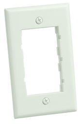 Panduit CBEI Faceplate Frame, Single Gang, Classic, Electric Ivory