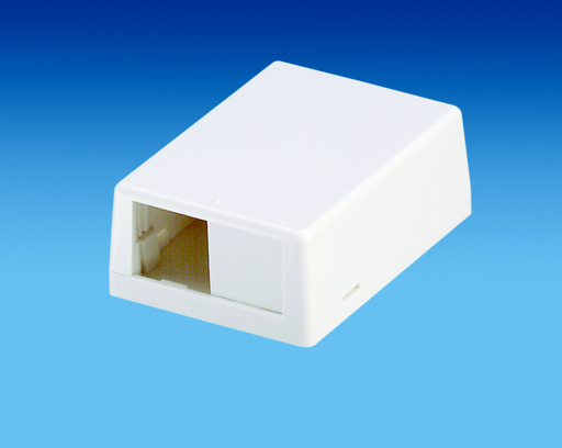 Product image for Panduit CBXJ2IW-A 2-Portoff White Surface Mount Box