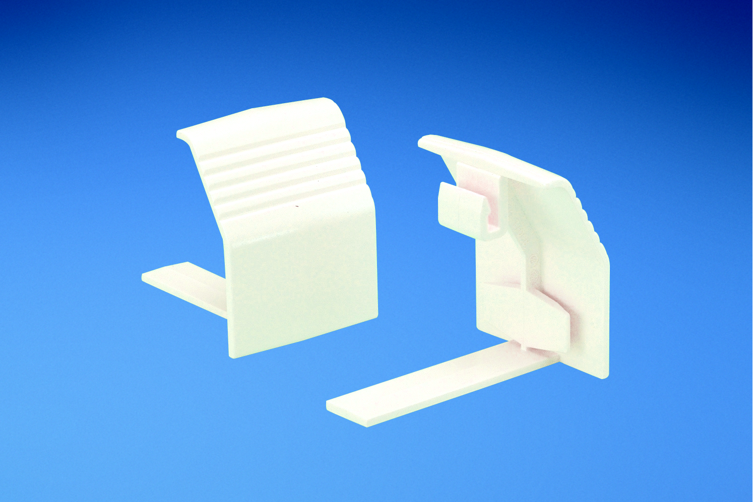 Product image for Panduit T702BCIW-X Base coupler fitting. Used for joining sections of Twin-70 base together.