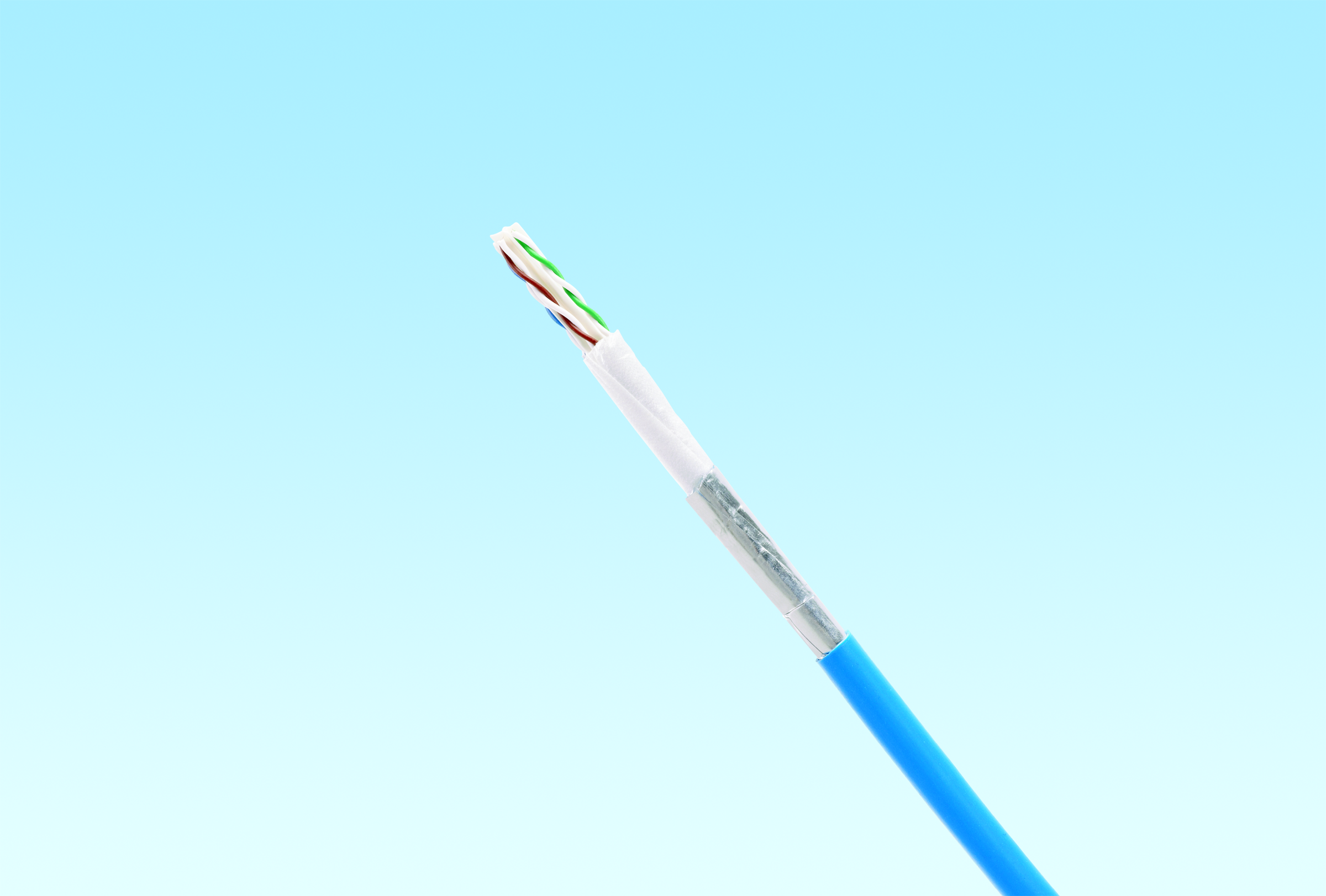 Product image for Panduit PUP6ASD04BU-UG Copper Cable, Cat 6A (SD), 4-Pair, 26 AWG, UTP, CMP, Black, 1000ft/305m