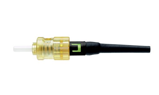 Product image for Panduit FSTMPC5BL ST 50/125?m composite ferrule multimode simplex connector, Black boot
