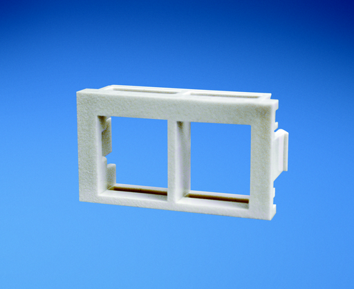 Product image for Panduit NKHF2MWH-X NK 2-port, 1/3 flat insert