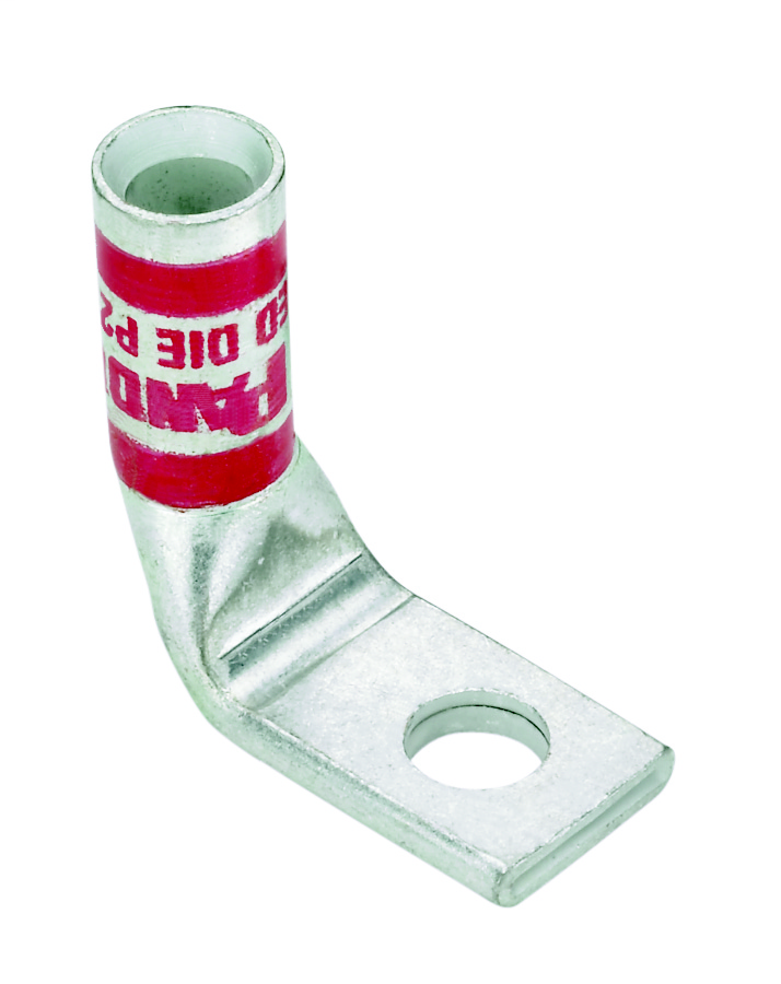 1/4 Stud Hole Panduit LCA1-14-E Tin-Plated Copper Compression Connector Lug #1 AWG Wire Standard Barrel with Window One-Hole 1/4 Stud Hole Panduit LCA1-14-E Tin-Plated Copper Compression Connector Lug #1 AWG Wire Standard Barrel with Window One-Hole