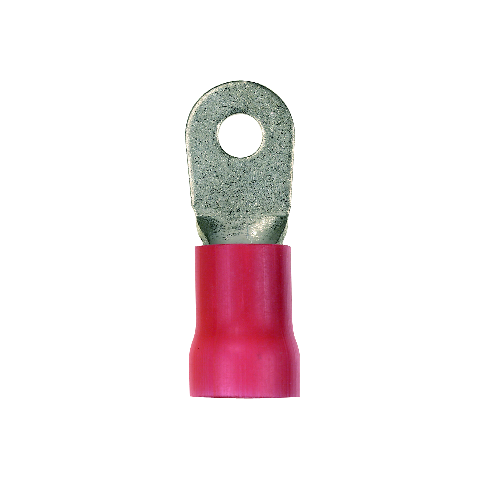 Product image for Panduit PV2-10R-XY Ring Terminal, large wire, vinyl insulated, 2 AWG, #10 stud size