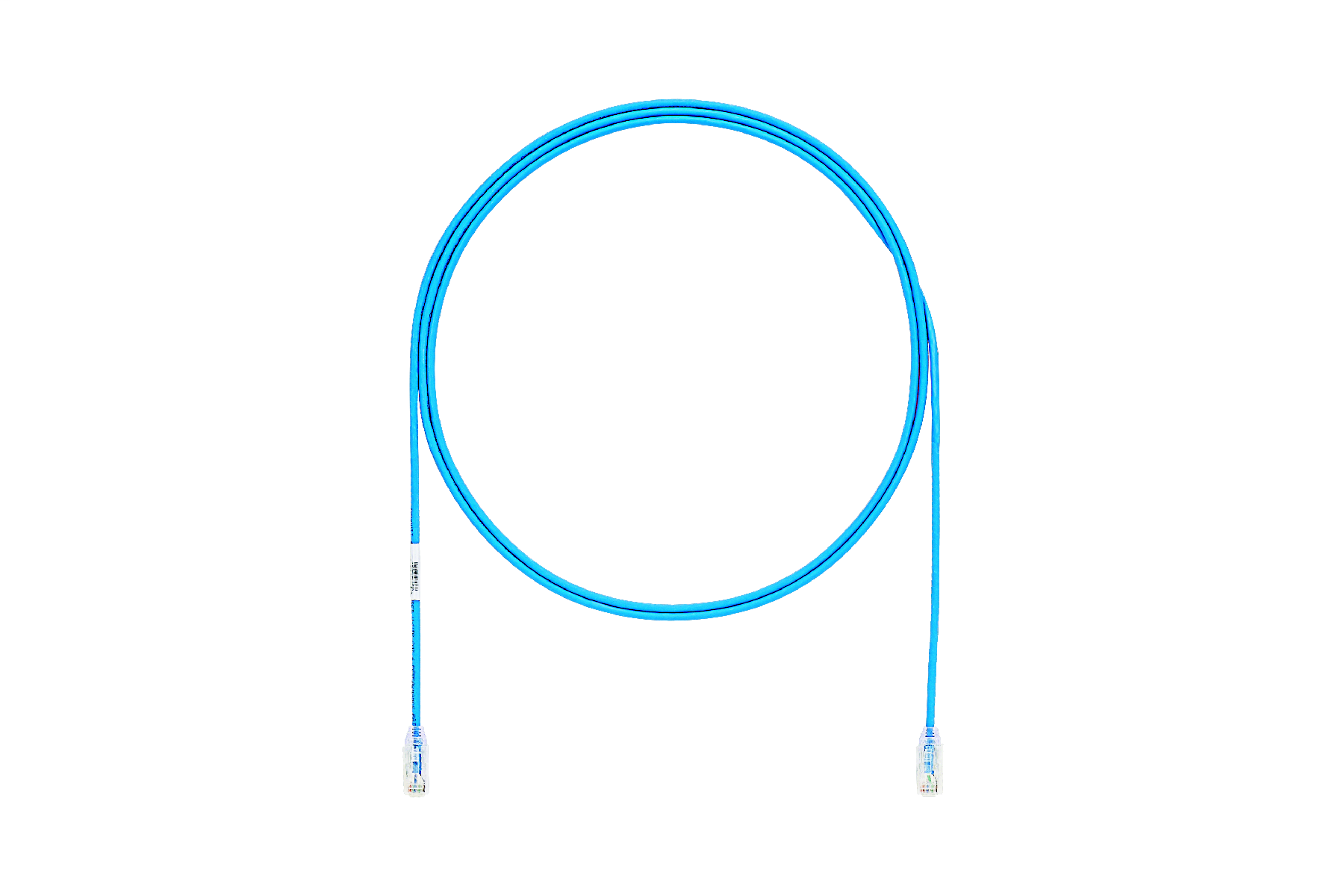 Cat 6A 28AWG UTP Patch Cord, 114.84' Length, Off White