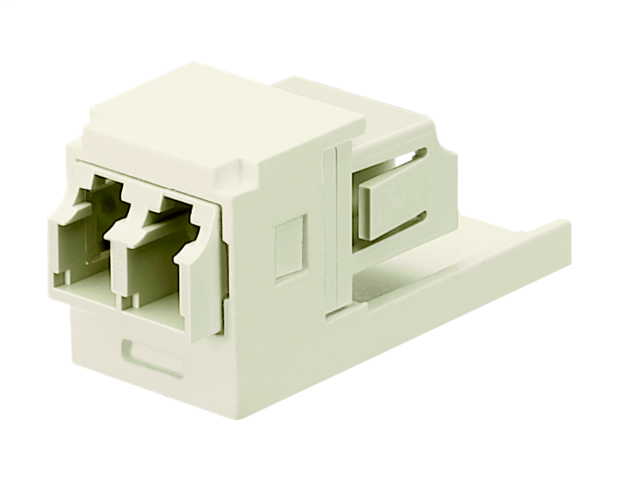 Dupl LC Sr./Sr. Fiber Adapter (EI) With Module (IG) Phos