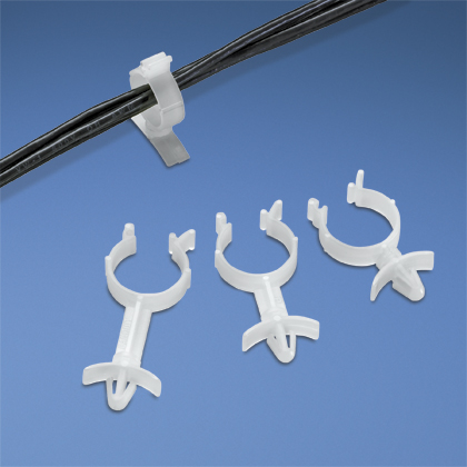 Wire Standoff, Push Mount, 0.75 Inch (19.1 mm) Bundle Diameter, 0.75 Inch (19.1 mm) Height