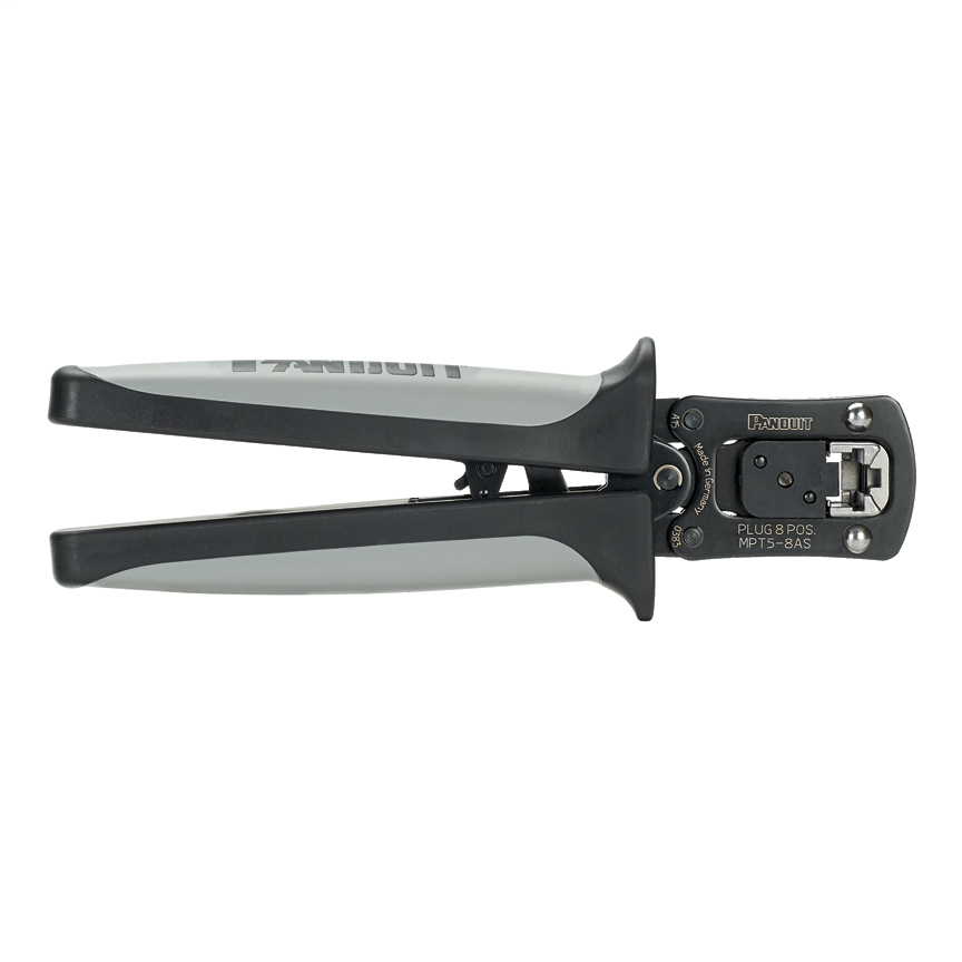 Crimp tool for TX6 PLUS and Pan-Plug Modular Plugs.