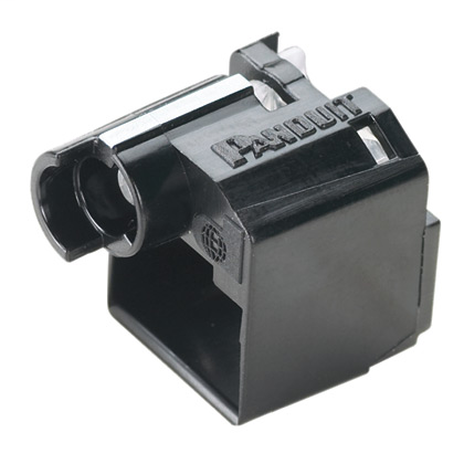 Recessed Lock-in Device, Ten Devices (Black) and One Tool (Black)