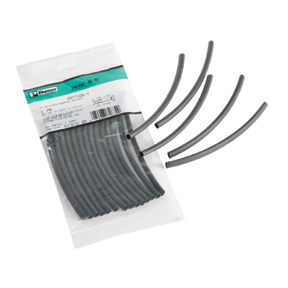Heat Shrink Thin Wall, 0.19 Inch (4.8 mm) Inside Diameter, 6.0 Inches Length, Product Type - DRY-SHRINK Thin Wall Heat Shrink VW-1 Flame Rating, Material Highly Flame Retardant Polyolefin Cross-Linked, Color Black, Temperature Range -67 to 257 Degrees Fah