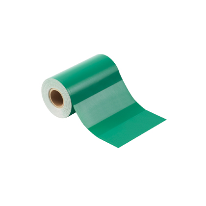 Thermal Transfer, Continuous Tape, Vinyl, 4 Inches wide x 100 Feet long, Green, 1 Inch Core, 100.0 Feet, Printable Tape No Legend, Printable Tape