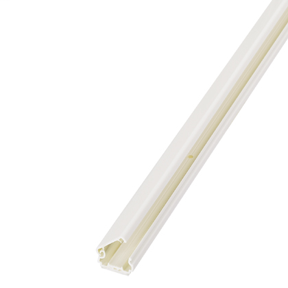 Pan-Way LDPH3 Hinged, 2-piece Power Rated Raceway with Adhesive, Length 10 Feet, Color Off White, Material PVC, Packaging 10