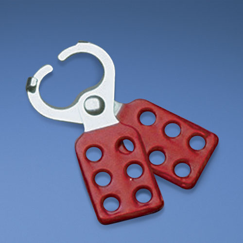 Hasp with 1.50" (38.1mm) diameter jaw and overlapping tabs. Hasp with 1.50" (38.1mm) diameter jaw and overlapping tabs.
