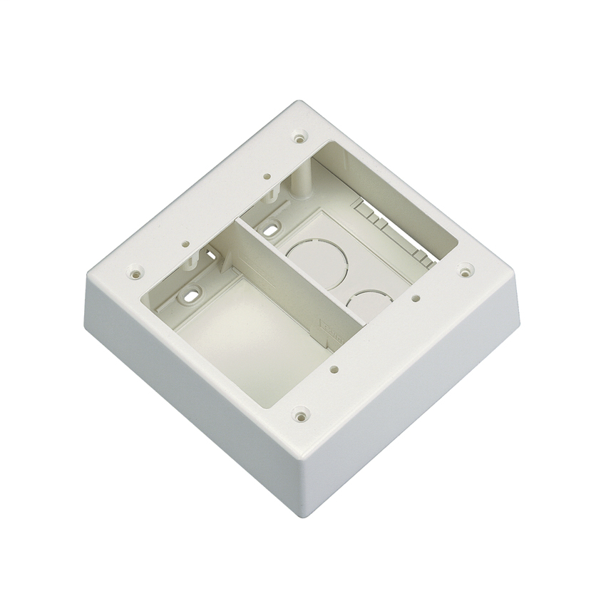 PANDUIT POWER JUNCTION BOX JBP1BL SINGLE GANG FOR SINGLE CHANNEL SURFACE RACEWAY