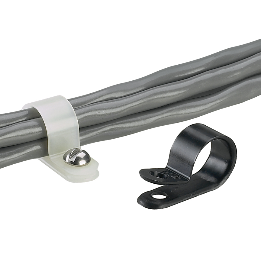 PANDUIT CCH25-S10-C 1/4-IN-X-1/2-IN WIDE CABLE CLAMP PANDUIT CCH25-S10-C 1/4-IN-X-1/2-IN WIDE CABLE CLAMP