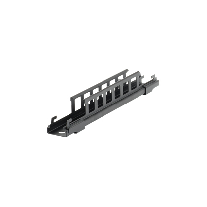 Product image for Panduit WGTB12BL Bracket, Trapeze, 12" Wyr-Grid, Black Powder Coated