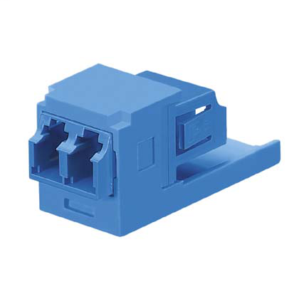 Duplex LC Fiber Adapter (BU) With Module (IW) Zirc