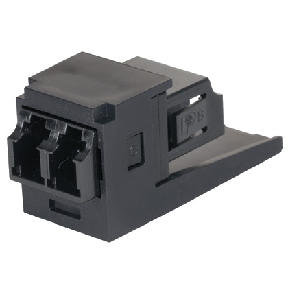 Duplex LC Fiber Adapter (BL) with Module (IW) Phos