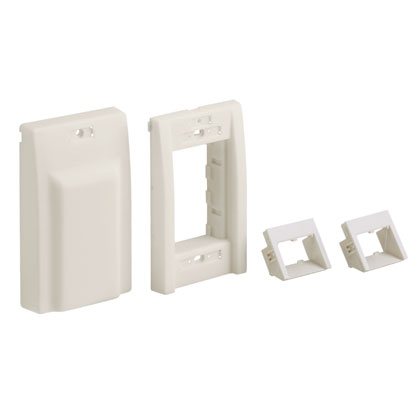 PAN UICFPRTR4WH FaceplateKt,TR,w/CV PAN UICFPRTR4WH FaceplateKt,TR,w/CV