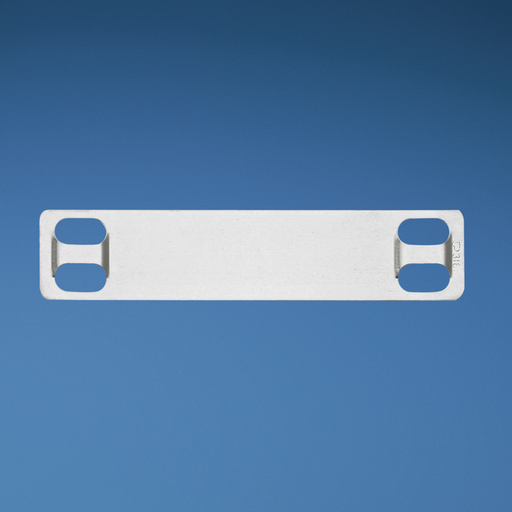 Aluminum marker plate, aluminum color, standard package.