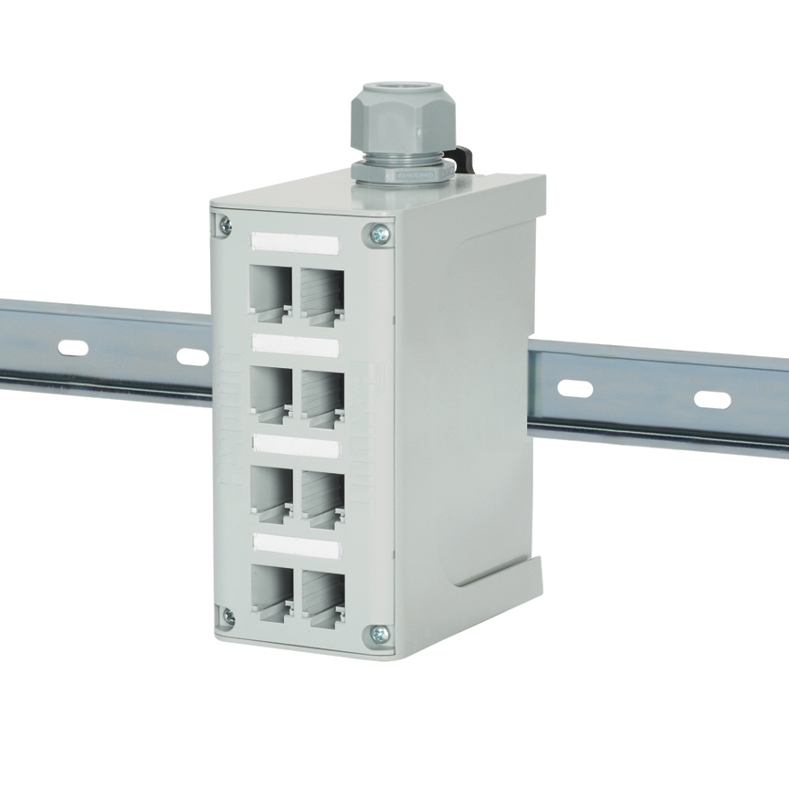 PAN FDME8RG 8-port,DINRail,FiberOpt PAN FDME8RG 8-port,DINRail,FiberOpt