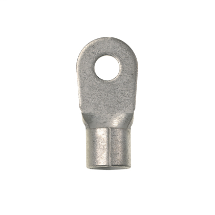 Panduit P4-38R-T 4 AWG Metallic Copper Base Large Wire Non-Insulated Ring Terminal Panduit P4-38R-T 4 AWG Metallic Copper Base Large Wire Non-Insulated Ring Terminal