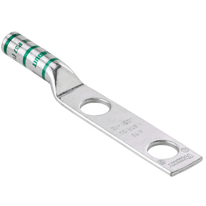 Panduit LCC750-12-6 2-Hole 750 MCM 1/2 Inch Stud Hole 1.75 Inch Hole Spacing Copper Compression Lug Panduit LCC750-12-6 2-Hole 750 MCM 1/2 Inch Stud Hole 1.75 Inch Hole Spacing Copper Compression Lug