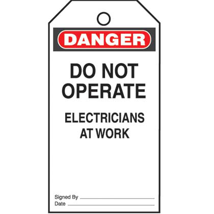 PAN PVT-23 TAG,DNGR DNT OPER EL WR, PAN PVT-23 TAG,DNGR DNT OPER EL WR,