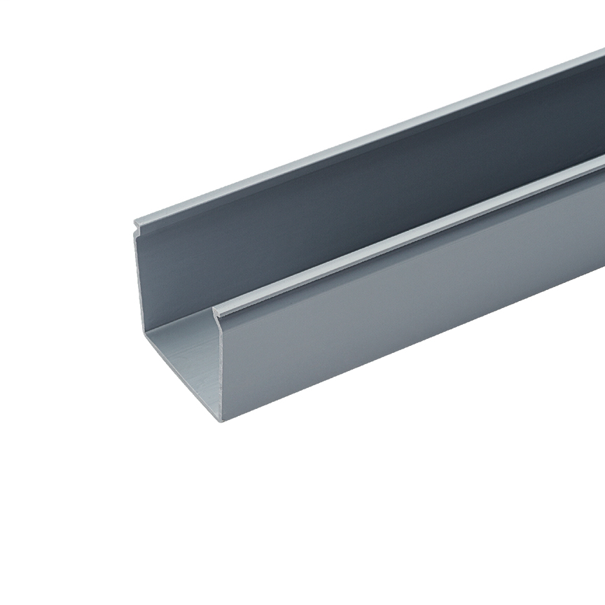 Panduit FS3X2LG6NM 3 x 2 Inch x 6 Foot Light Gray PVC Solid Wall Raceway Panduit FS3X2LG6NM 3 x 2 Inch x 6 Foot Light Gray PVC Solid Wall Raceway