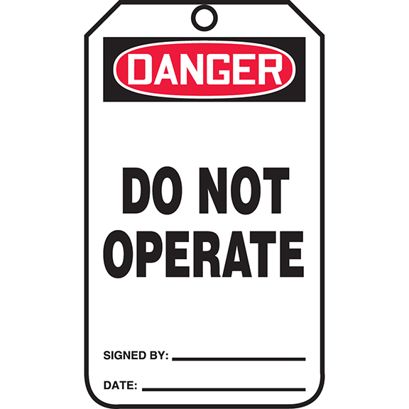 PAN PVT-1004 SFTYTAG,DGR DO NOT OPE PAN PVT-1004 SFTYTAG,DGR DO NOT OPE