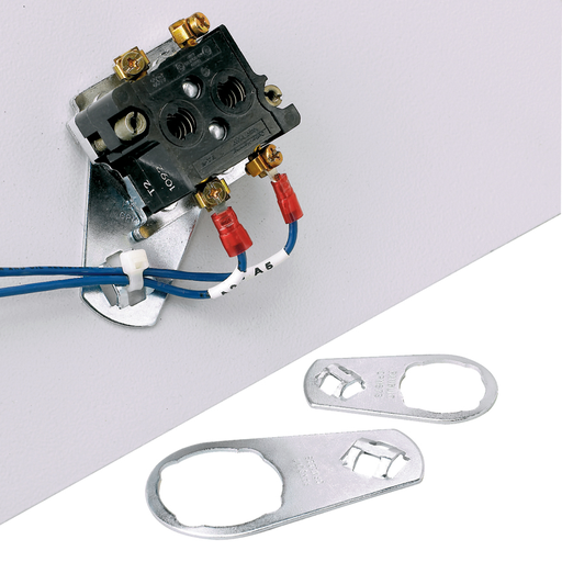 Control panel switch cable tie mount, .89" (22.6mm) hole.
