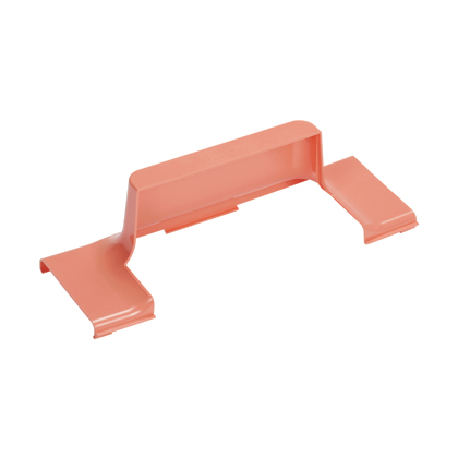Product image for Panduit FRSPJC44OR Used To Fully Enclose 4x4 Channel In Conjunction With The Spill-over Junction FRSPJ4X4OR, Cover Snaps Onto The Channel Base. Hinged Feature Allows Easy Access To Add Orange Remove Cable