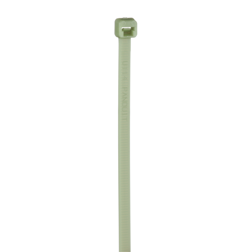 Pan-Ty® locking tie, standard cross section, 7.4, polypropylene, green.