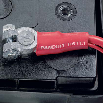 Product image for Panduit HST0.8-6-XY .8 Inch (20.3mm) Thick Wall Adhesive Lined Heat Shrink Tubing