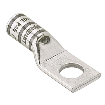 Panduit LCA2-38-Q 1-Hole #2 AWG Copper Compression Lug Panduit LCA2-38-Q 1-Hole #2 AWG Copper Compression Lug