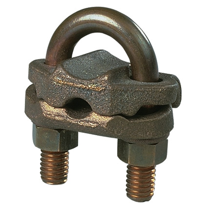 PAN GPL-6-Q Grnd Clamp,U-Bolt, 2/0- PAN GPL-6-Q Grnd Clamp,U-Bolt, 2/0-