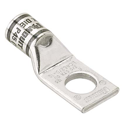 Panduit LCAS2-38-Q 1-Hole #2 AWG Copper Compression Lug Panduit LCAS2-38-Q 1-Hole #2 AWG Copper Compression Lug