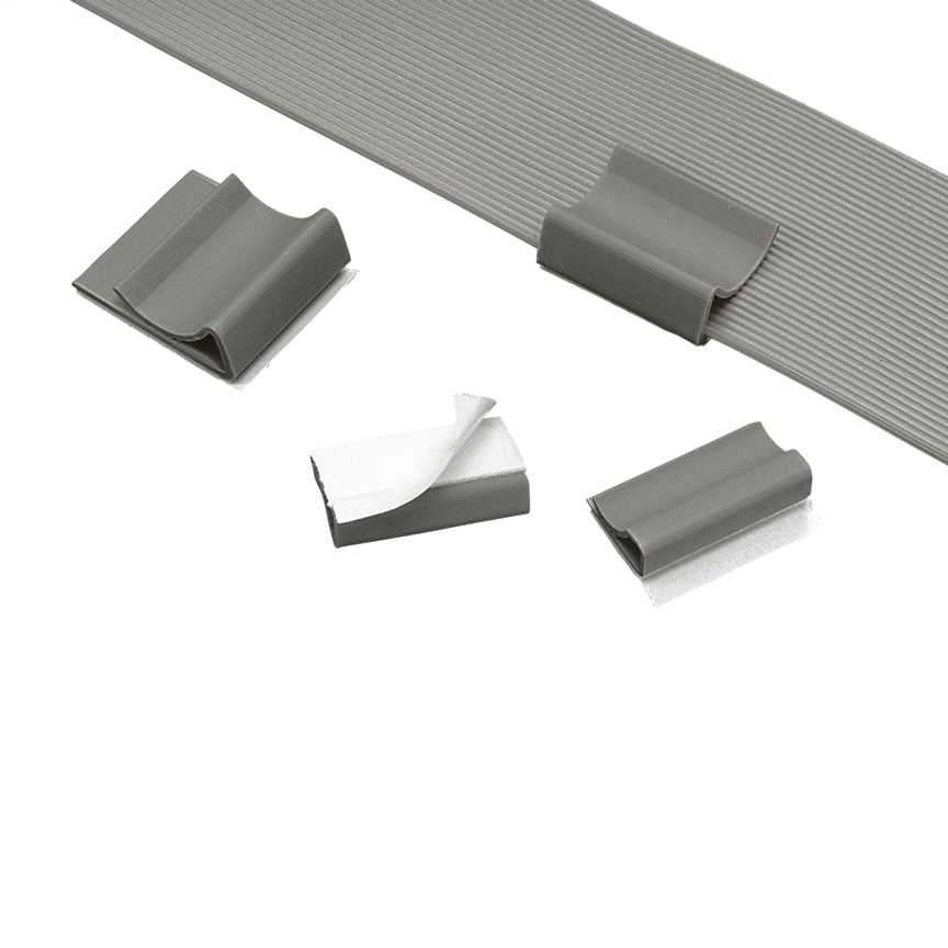 PAN FCC-A-C8 FlatCableClip,Adh,1.09 PAN FCC-A-C8 FlatCableClip,Adh,1.09