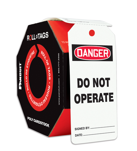 Product image for PAN PCT-1081-B SFTYTAG,DO NOT OPERA