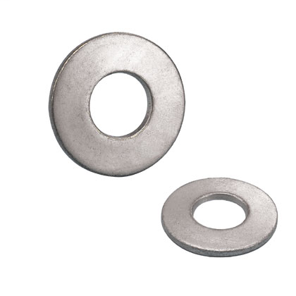 Stainless steel mounting hardware, 3/8" stainless steel flat washers.