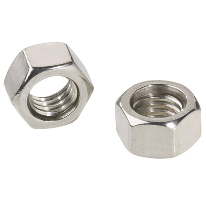Stainless steel mounting hardware, 3/8" stainless steel nuts.