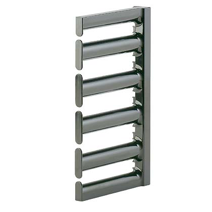 The Panduit Bend Radius Finger Kit manages and protects cables as they transition from active equipment, creating a safe and accessible pathway with proper bend radius control. 5RU, 5.0in deep (129mm), 1pc includes 5 fingers.