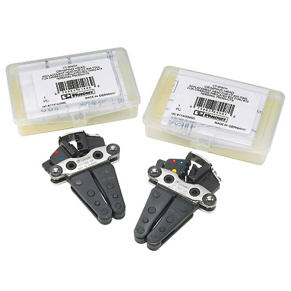 Product image for Panduit CT-550CH Crimping Head For Most #22 . 10 Insulated Terminals And Splices.