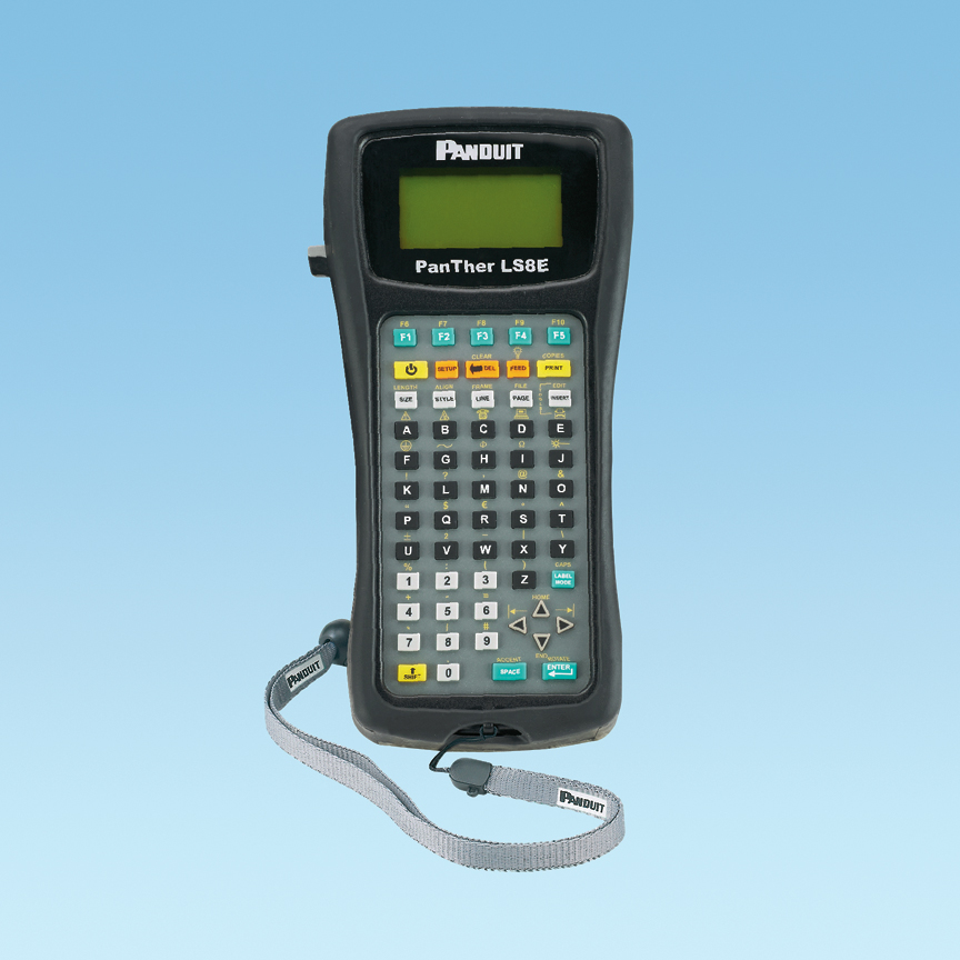 Product image for Panduit LS8-IB Protective impact bumper for Panduit's PanTher LS8E and LS8EQ Hand-Held Thermal Transfer Printers.