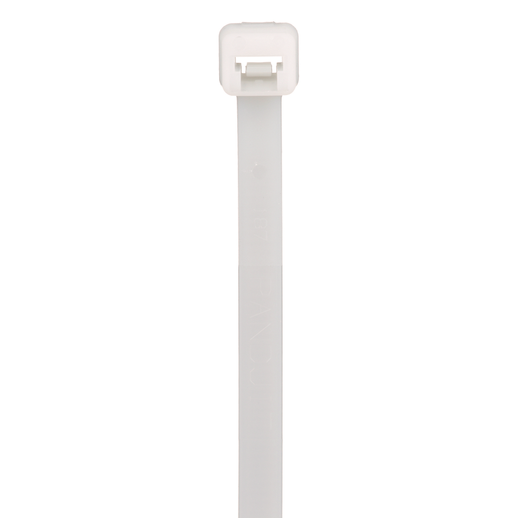 Pan-Ty® locking tie, standard cross section, 11.5 (292mm) length, nylon 6.6, natural, standard package. Pan-Ty® locking tie, standard cross section, 11.5 (292mm) length, nylon 6.6, natural, standard package.